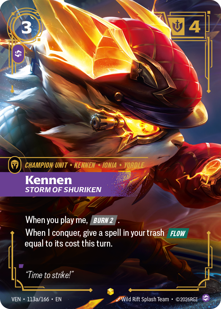 Kennen, Storm of Shuriken (Alternate Art)