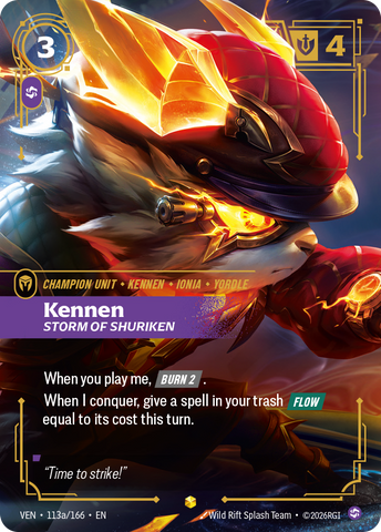 Kennen, Storm of Shuriken (Alternate Art)