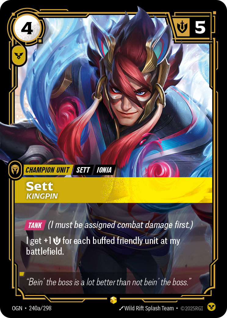 Sett, Kingpin (Alternate Art)