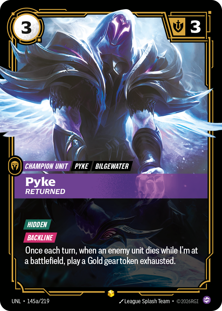 Pyke, Returned (Alternate Art)