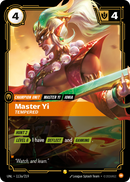Master Yi, Tempered (Alternate Art)