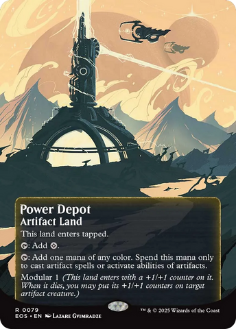 Power Depot (0079) (Borderless) [Edge of Eternities: Stellar Sights]