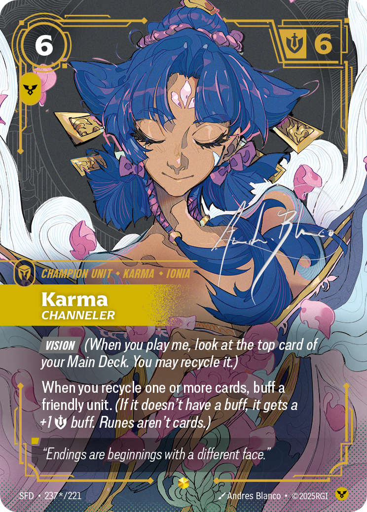 Karma, Channeler (Signature)