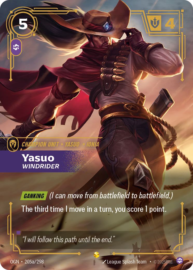 Yasuo, Windrider (Alternate Art)