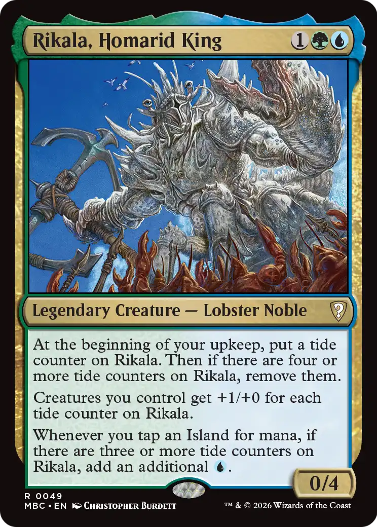 Rikala, Homarid King [Mystery Booster: Commander Edition]