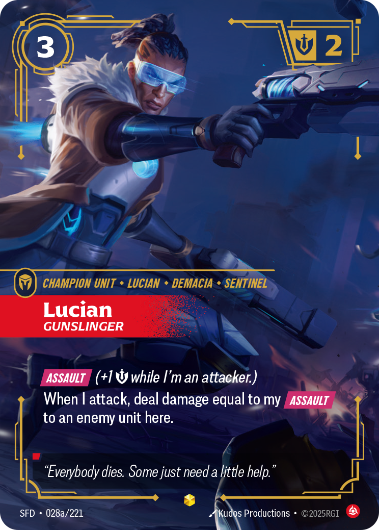 Lucian, Gunslinger (Alternate Art)