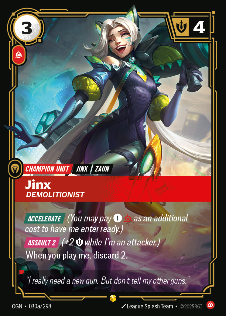 Jinx, Demolitionist (Alternate Art)