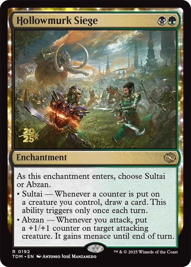 Hollowmurk Siege [Tarkir: Dragonstorm Prerelease Cards]