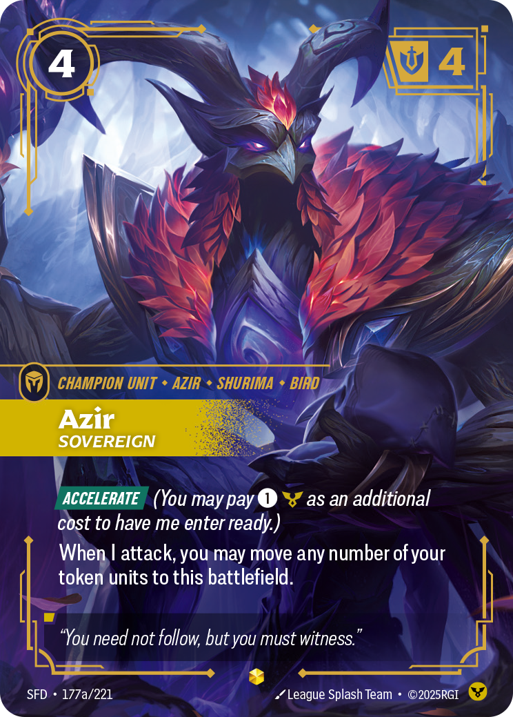 Azir, Sovereign (Alternate Art)