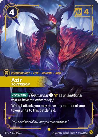 Azir, Sovereign (Alternate Art)
