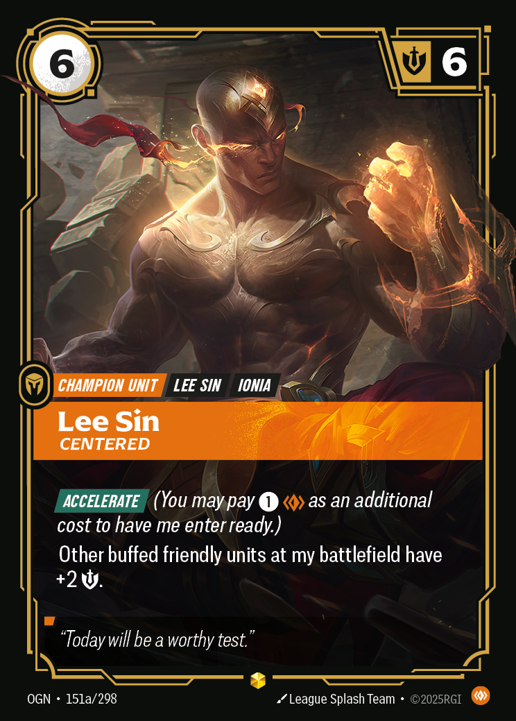 Lee Sin, Centered (Alternate Art)
