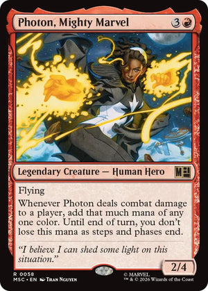 Photon, Mighty Marvel (Surge Foil) [Marvel Super Heroes Commander]