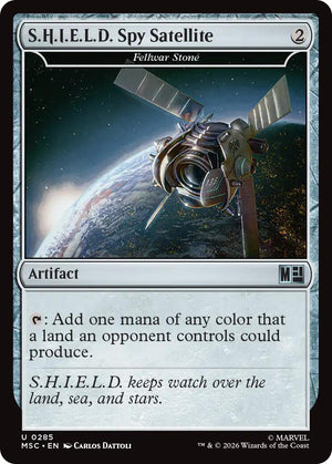 S.H.I.E.L.D. Spy Satellite - Fellwar Stone (Surge Foil) [Marvel Super Heroes Commander]
