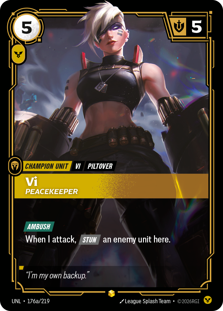 Vi, Peacekeeper (Alternate Art)
