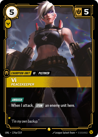 Vi, Peacekeeper (Alternate Art)