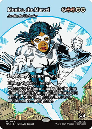 Monica, the Marvel - Aurelia, the Warleader (Borderless) [Marvel Universe: Eternal-Legal]
