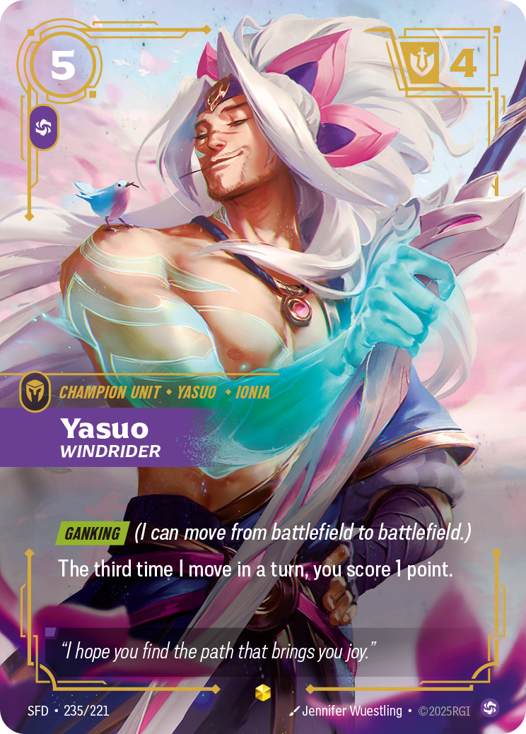 Yasuo, Windrider (Overnumbered)
