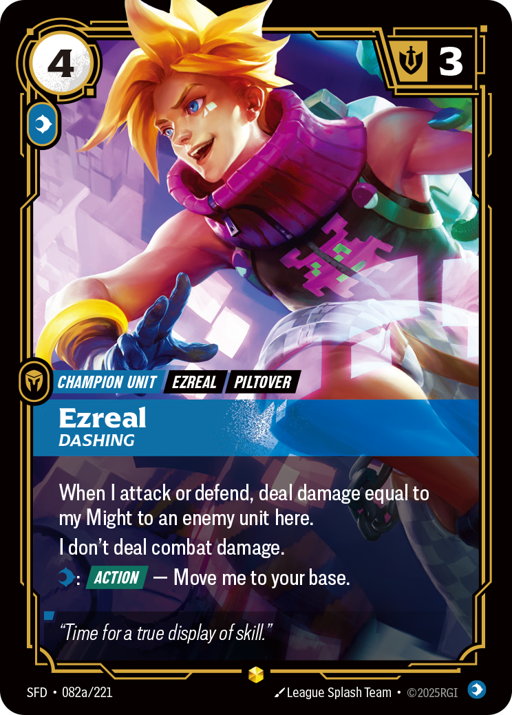 Ezreal, Dashing (Alternate Art)