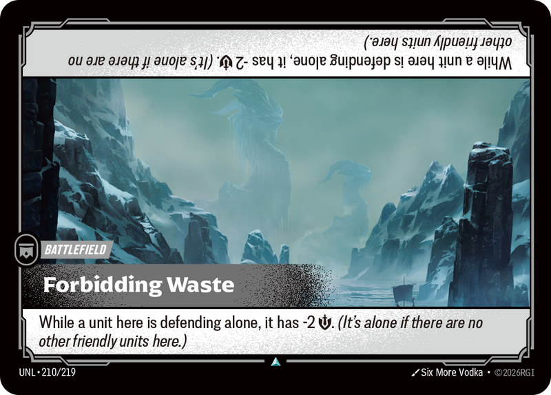 Forbidding Waste