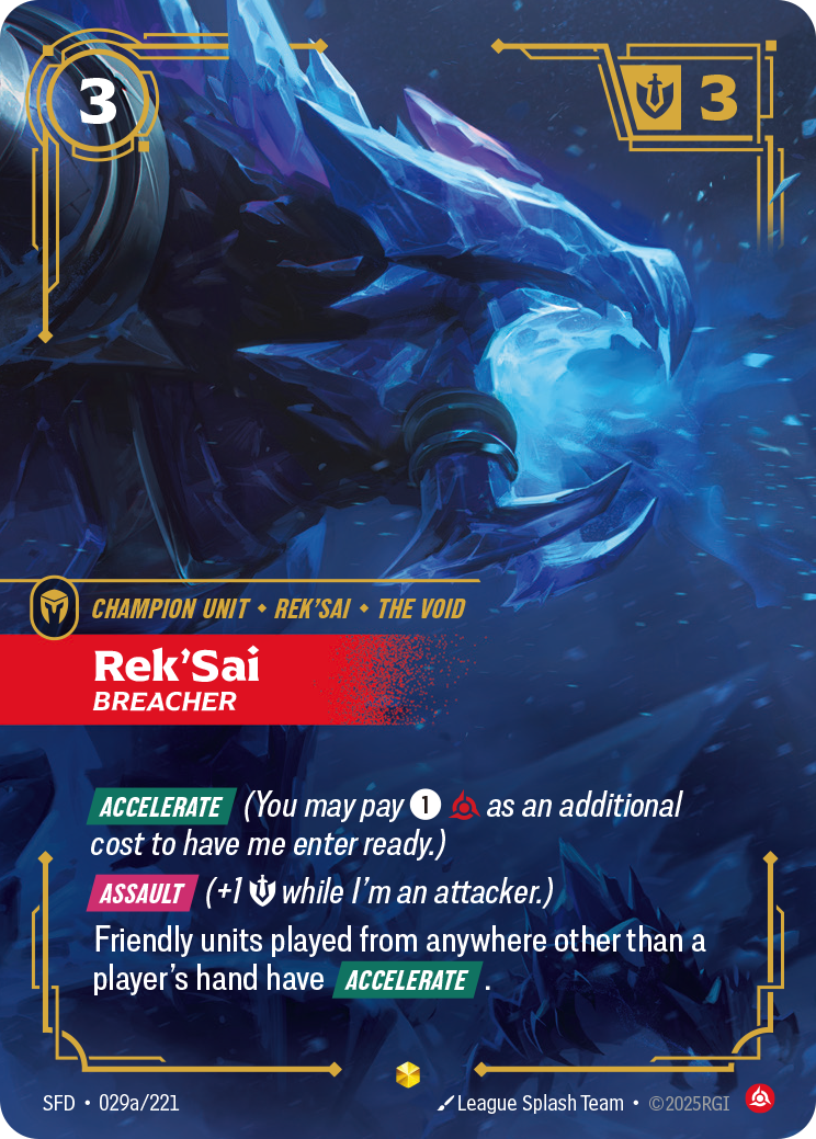 Rek'Sai, Breacher (Alternate Art)