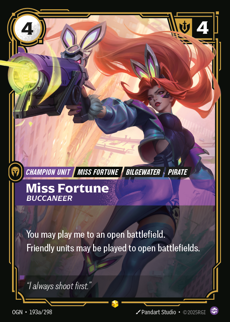 Miss Fortune, Buccaneer (Alternate Art)
