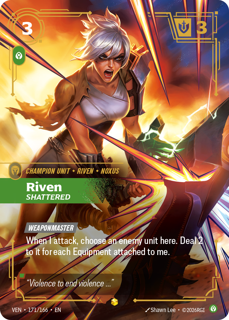 Riven, Shattered (Overnumbered)