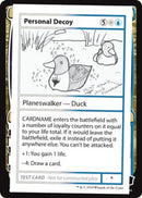 Personal Decoy (2021 Edition) [Mystery Booster Playtest Cards]