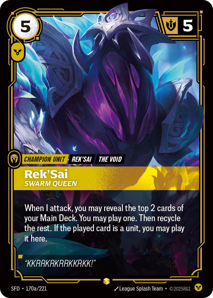 Rek'Sai, Swarm Queen (Alternate Art)