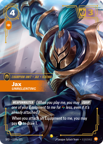 Jax, Unrelenting (Alternate Art)
