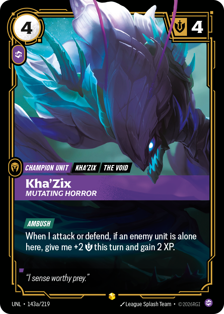 Kha'Zix, Mutating Horror (Alternate Art)