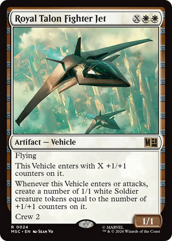 Royal Talon Fighter Jet (Surge Foil) [Marvel Super Heroes Commander]