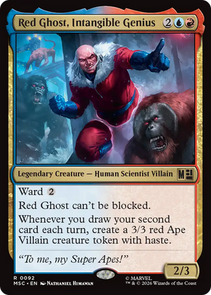 Red Ghost, Intangible Genius (Surge Foil) [Marvel Super Heroes Commander]