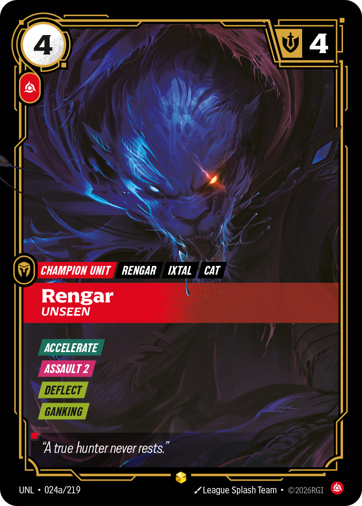 Rengar, Unseen (Alternate Art)
