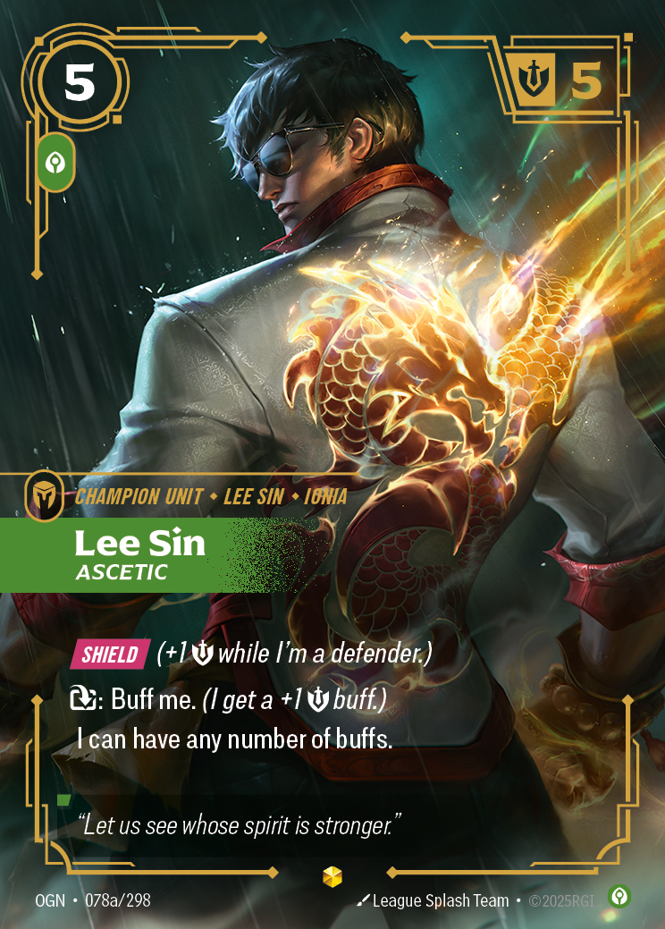 Lee Sin, Ascetic (Alternate Art)
