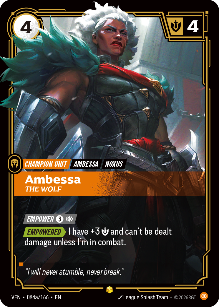 Ambessa, The Wolf (Alternate Art)