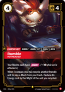 Rumble, Hotheaded (Alternate Art)