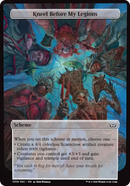Kneel Before My Legions (Full Art) [Duskmourn: Archenemy]
