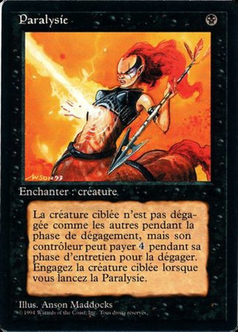 Paralyze - 4th Edition Foreign French