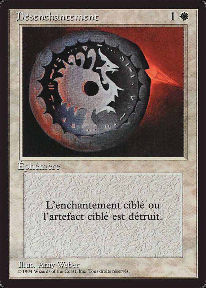 Disenchant - 4th Edition Foreign French