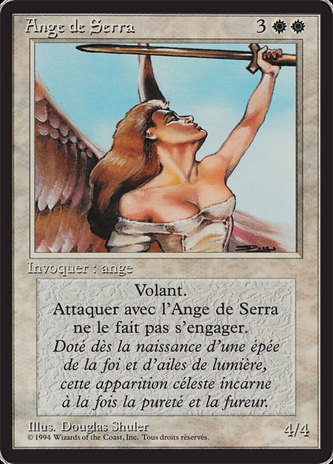 Serra Angel - 4th Edition Foreign French