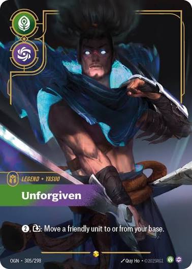 Yasuo, Unforgiven - Overnumbered - Riftbound Origins