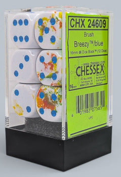 Chessex Brush Dice 12D6 Set