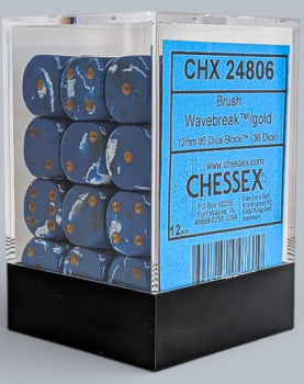 Chessex Brush Dice 36D6 Set