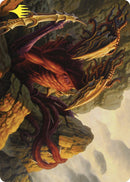 Two-Headed Sliver Art Card (Gold-Stamped) [Commander Masters Art Series]