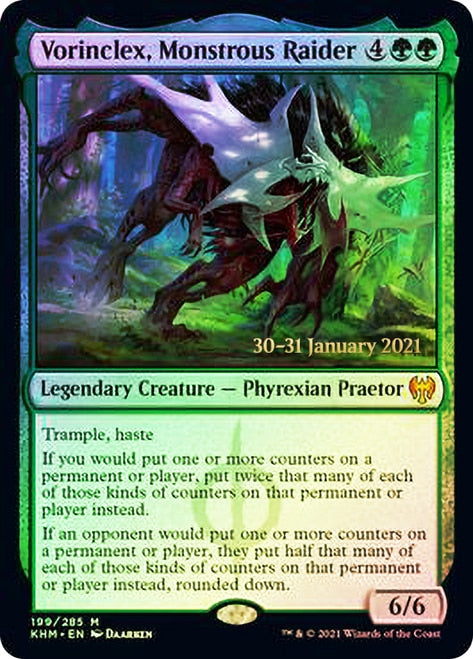 Vorinclex, Monstrous Raider [Kaldheim Prerelease Promos]
