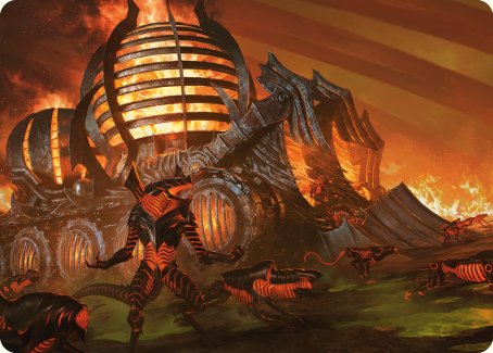 Urabrask's Forge Art Card [Phyrexia: All Will Be One Art Series]