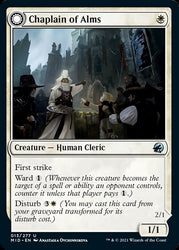 Chaplain of Alms // Chapel Shieldgeist [Innistrad: Midnight Hunt]