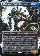 Malcator, Purity Overseer (Borderless Ichor Step-and-Compleat Foil) [Phyrexia: All Will Be One]